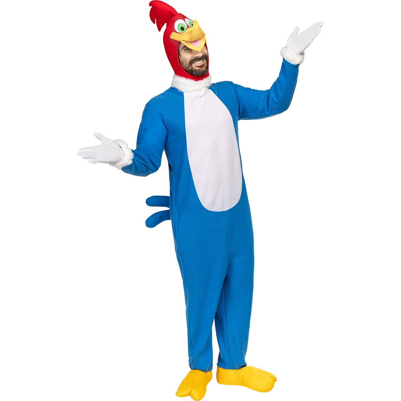 Op deze afbeelding zie je een Kostuums, van het merk Funidelia. Razendsnelle Woody Woodpecker Kostuum