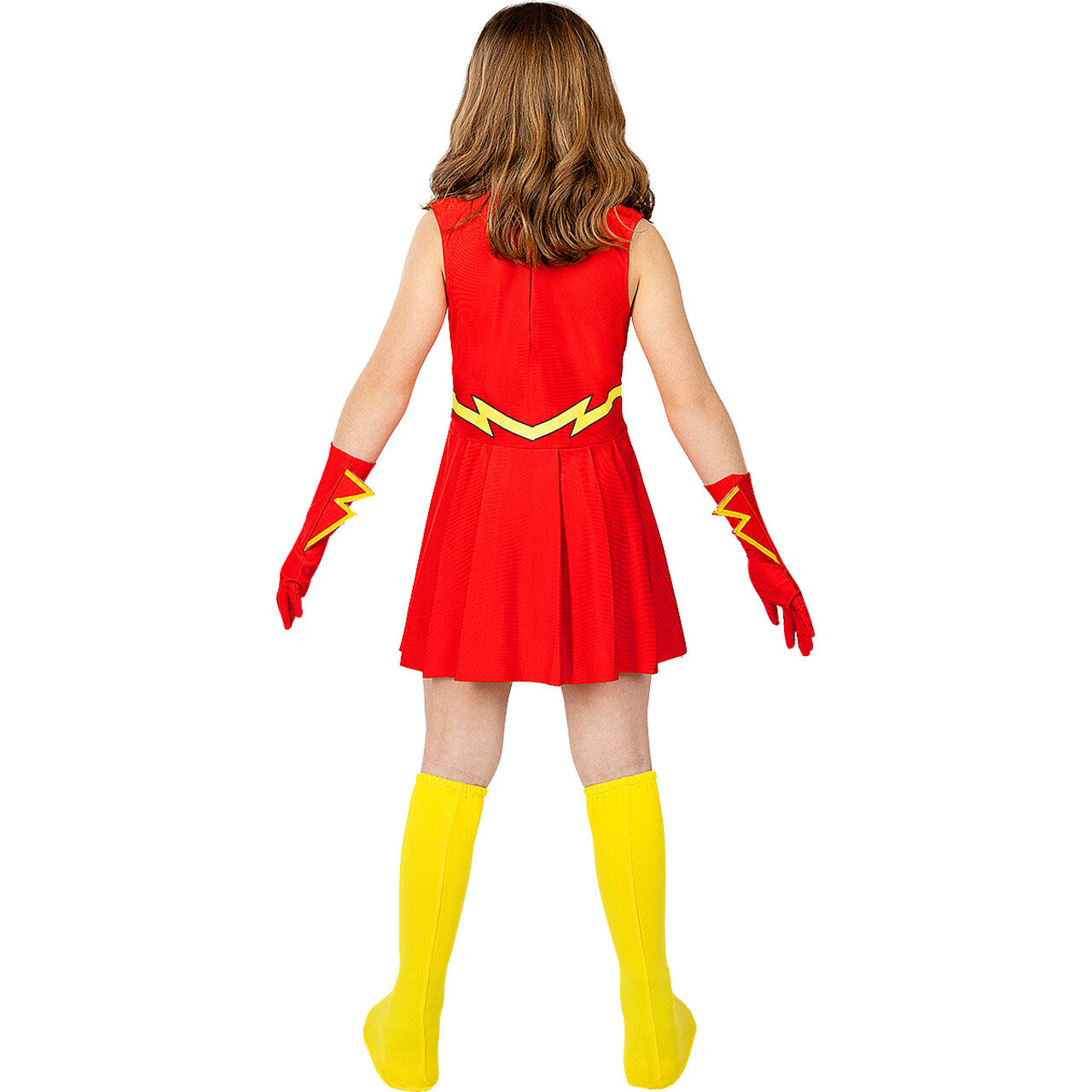Op deze afbeelding zie je een Kostuums, van het merk Funidelia. Flash Costume For Girls Meisje Kostuum