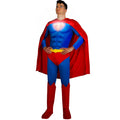 Superman On Fire Met Lichtgevend Logo Kostuum