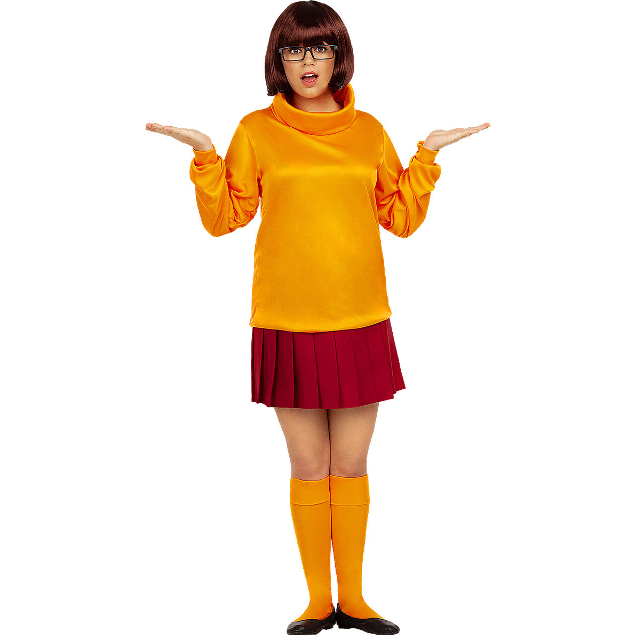 Op deze afbeelding zie je een Kostuums, van het merk Funidelia. Velma Scooby Doo Vrouw Kostuum