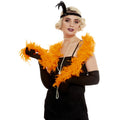 Orange Federboa 180 Cm