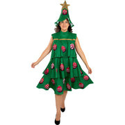 Op deze afbeelding zie je een Kostuums, van het merk Funidelia. Versierd Tot De Top Kerstboom Vrouw Kostuum