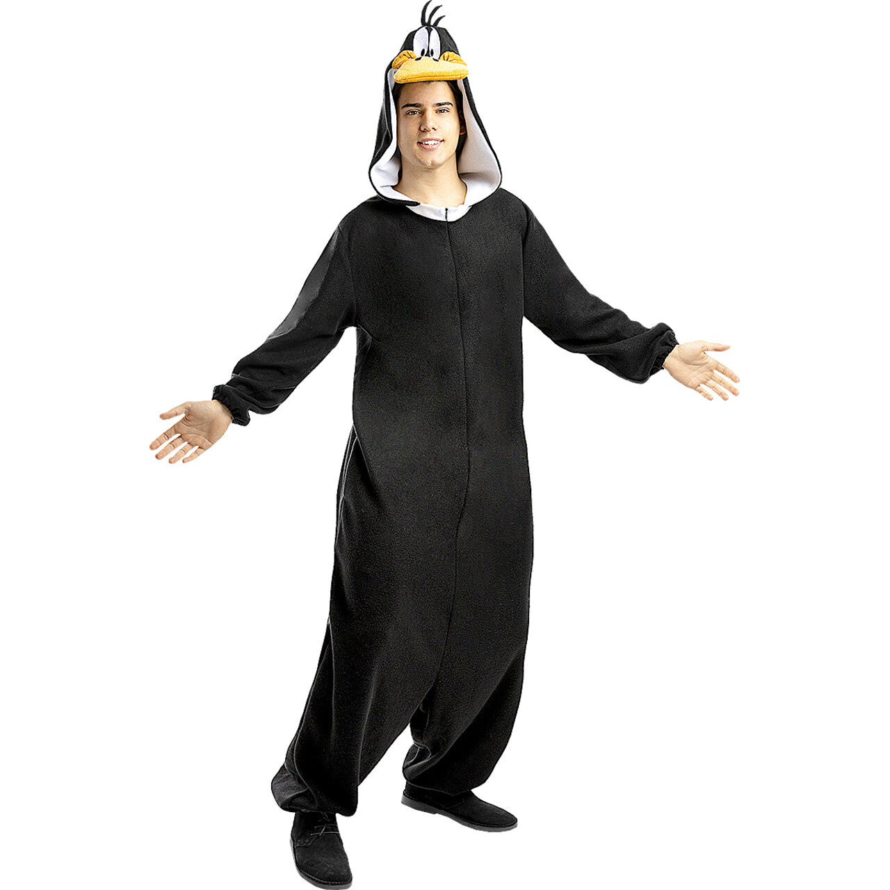 Op deze afbeelding zie je een Kostuums, van het merk Funidelia. Daffy Duck Kostuum Looney Tunes