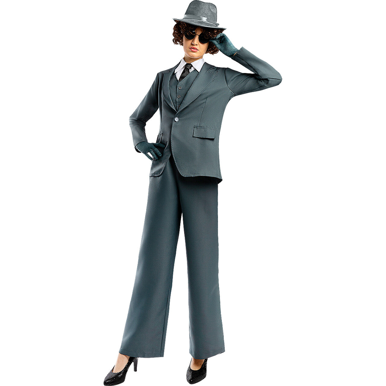 Op deze afbeelding zie je een Kostuums, van het merk Funidelia. Jaren 20 Polly Gray Peaky Blinders Vrouw Kostuum