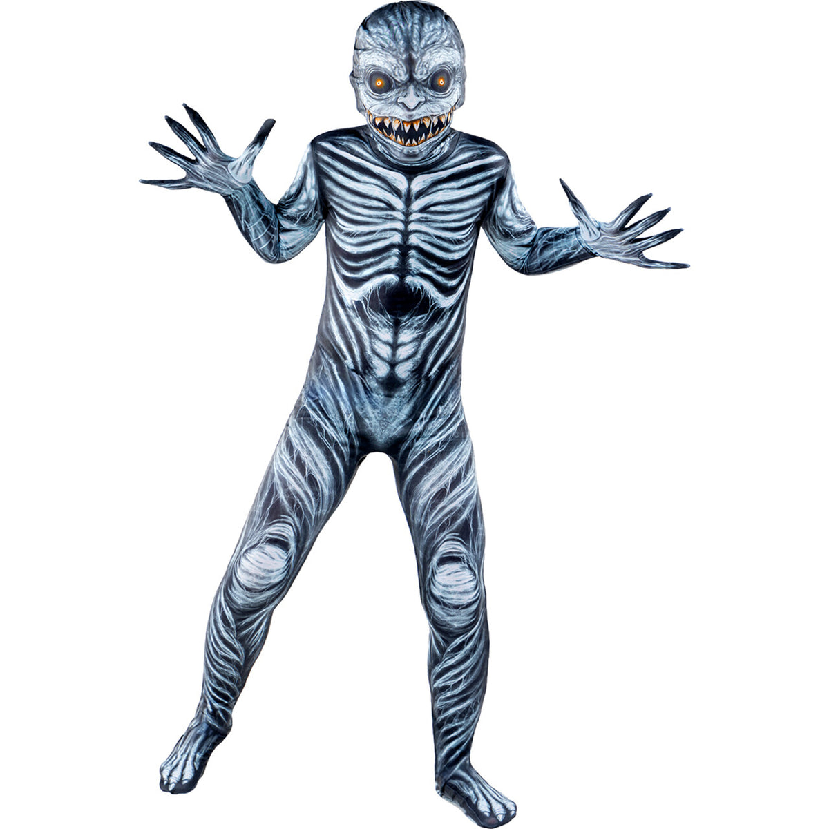 Op deze afbeelding zie je een Kostuums, van het merk Funidelia. Monster Second Skin Jongen Kostuum