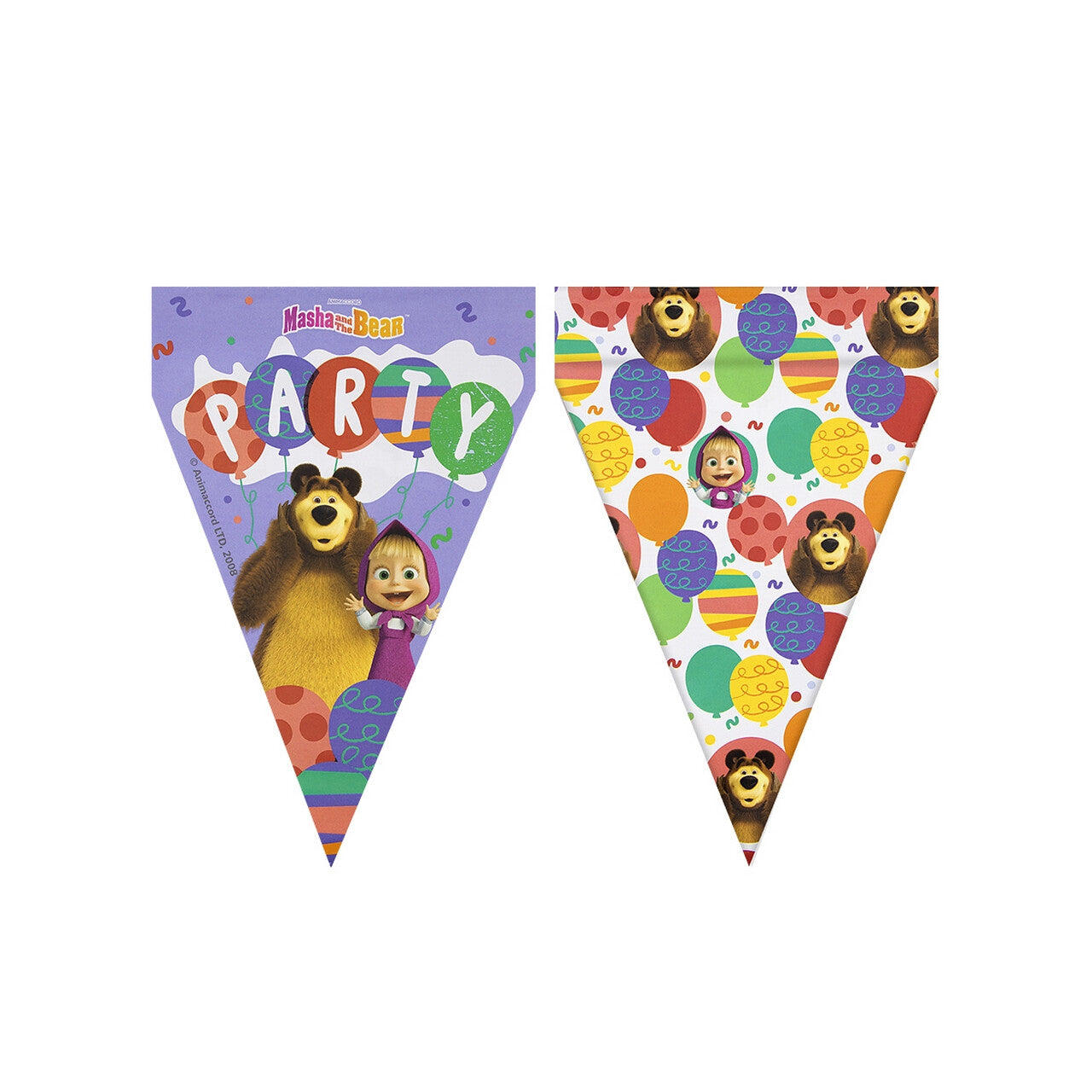Op deze afbeelding zie je een Decoratie, van het merk Funidelia. Banner - Masha And The Bear