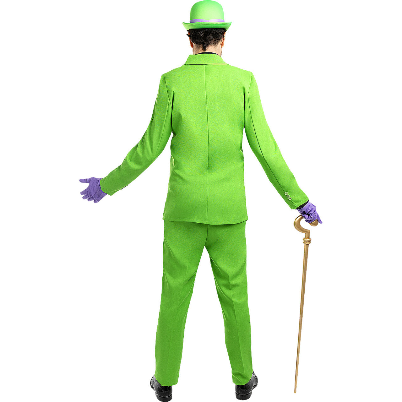 Op deze afbeelding zie je een Kostuums, van het merk Funidelia. The Riddler Man Kostuum
