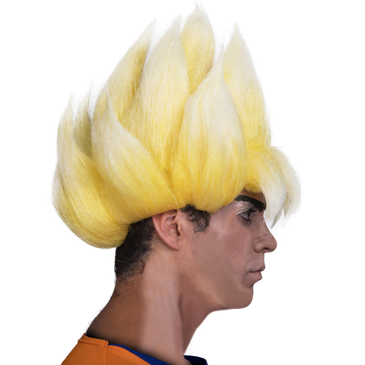 Op deze afbeelding zie je een Accessoires, van het merk Funidelia. Super Saiyan Dragon Ball Spikes Pruik