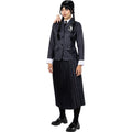 Wednesday™ Addams Costume Uniform - Wednesday Vrouw Kostuum