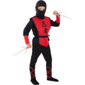 Ninja Kung Fu Rouge Costume