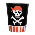 Gobelets De Fête Pirate 8 Pièces