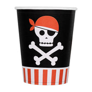 Op deze afbeelding zie je een Decoratie, van het merk Funidelia. Pirate Party Bekers 8 Stuks