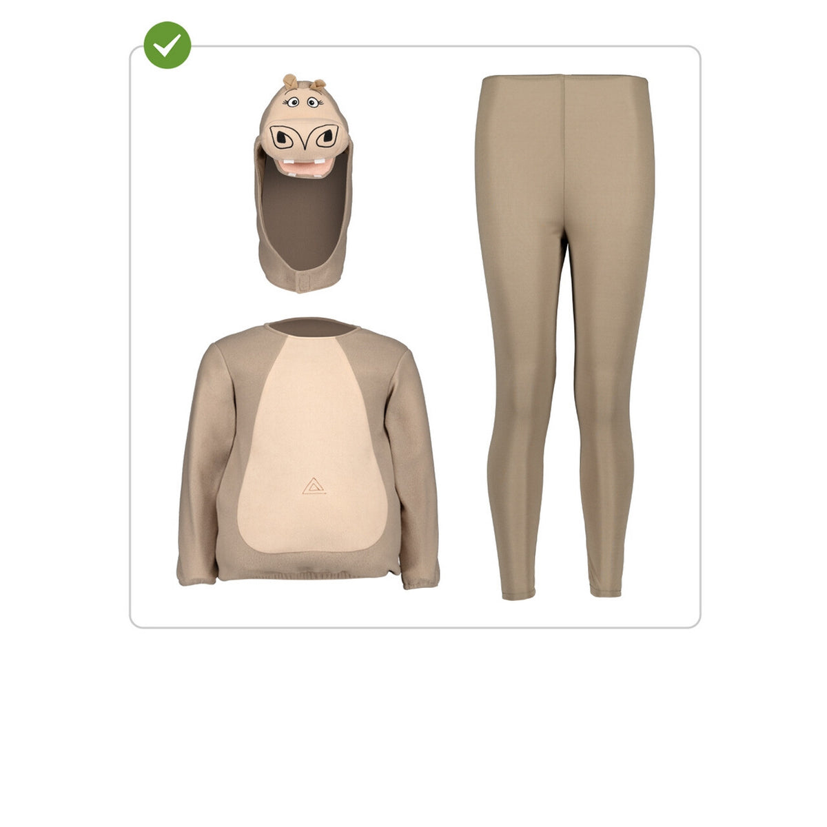 Op deze afbeelding zie je een Kostuums, van het merk Funidelia. Gloria De Happy Hippo Kostuum