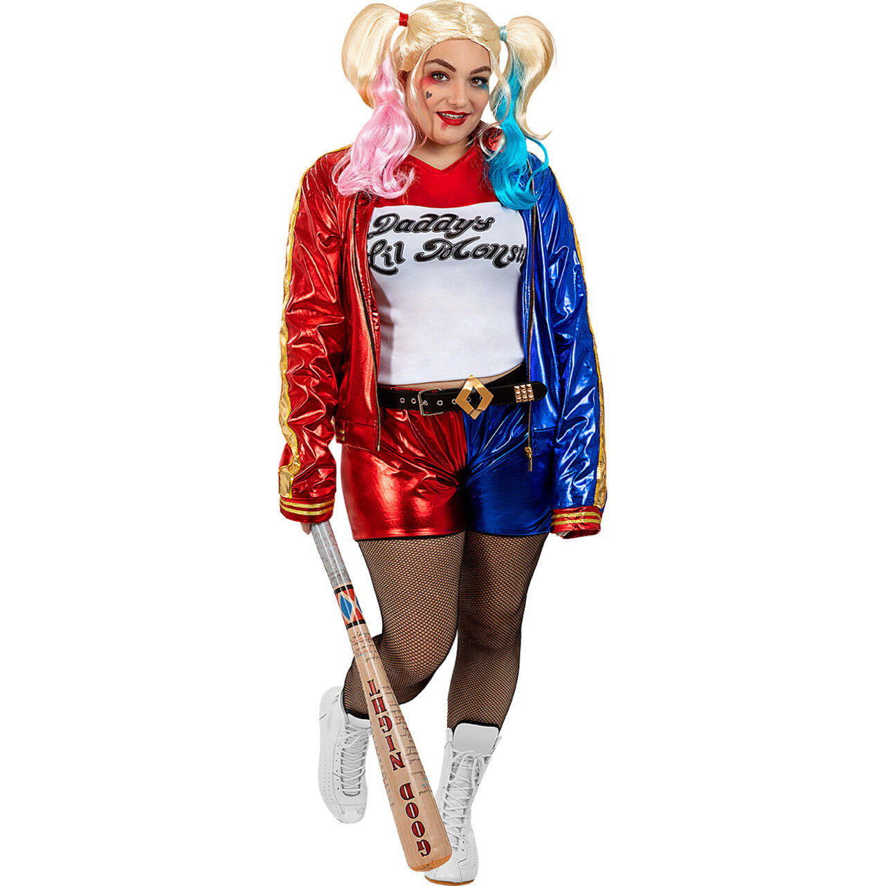 Op deze afbeelding zie je een Accessoires, van het merk Funidelia. Harley Quinn Opblaasknuppel Good Night