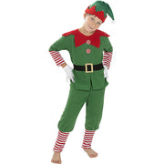 Op deze afbeelding zie je een Kostuums, van het merk Funidelia. Winter Kersthulp Elf Evert Jongen Kostuum