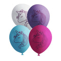 8 Einhorn Luftballons - Lovely Unicorn