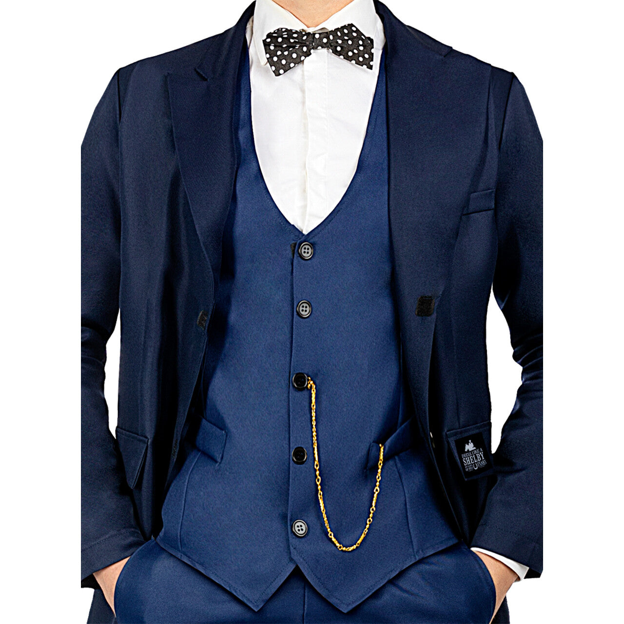 Op deze afbeelding zie je een Kostuums, van het merk Funidelia. Roaring Twenties Arthur Shelby Peaky Blinders Man Kostuum