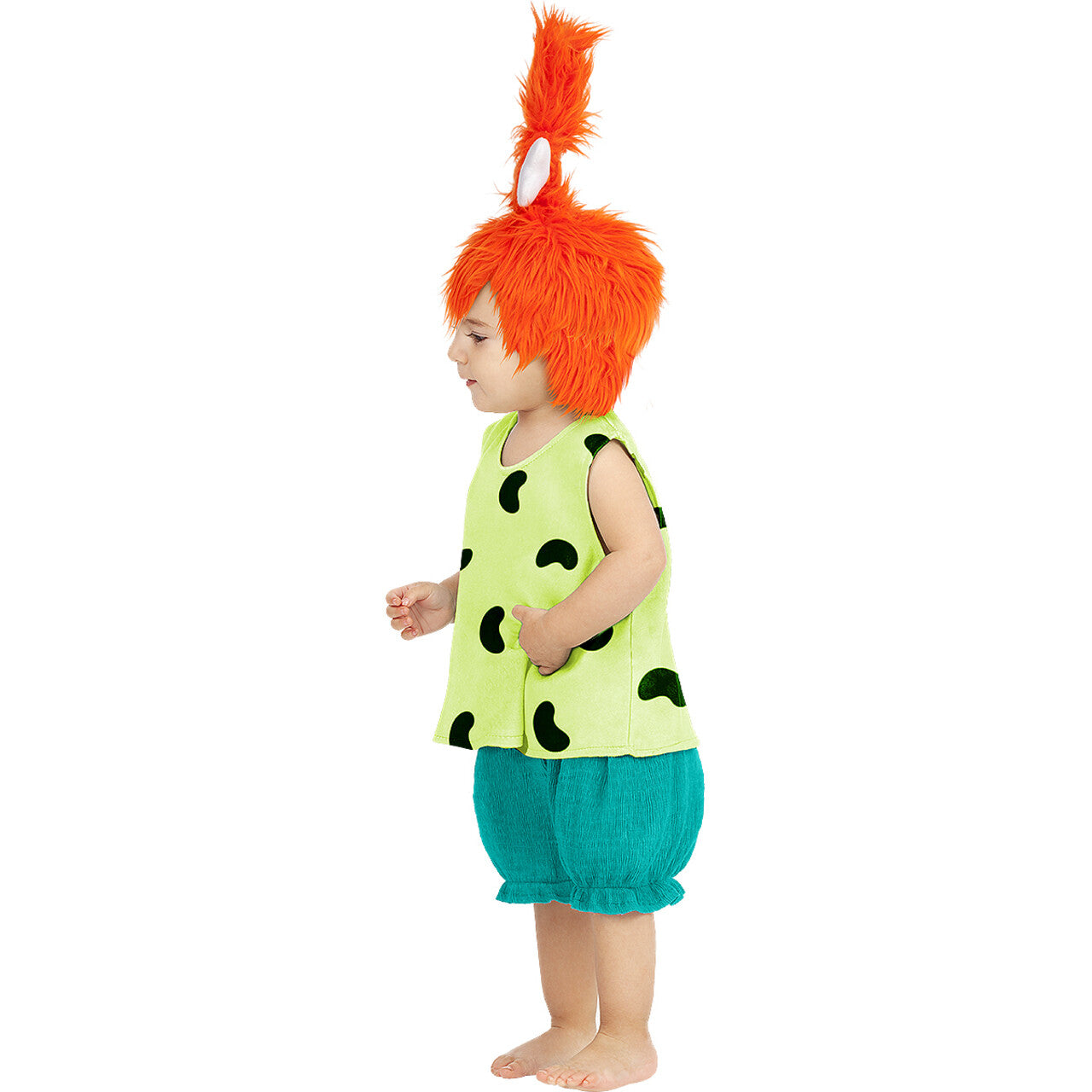 Op deze afbeelding zie je een Kostuums, van het merk Funidelia. Kei-Schattige Pebbles Flintstone Meisje Kostuum
