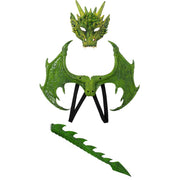 Op deze afbeelding zie je een Accessoires, van het merk Funidelia. Dragon Costume Kit For Kids