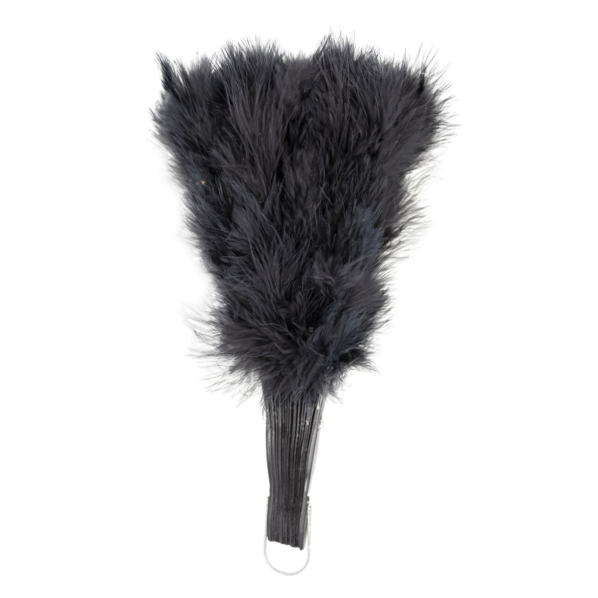 Op deze afbeelding zie je een Accessoires, van het merk Funidelia. Zwarte Fluffy Waaier
