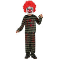 Enge Bloederige Clown Jongen Kostuum