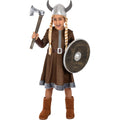 Plundermeisje Gevaarlijke Viking Kostuum
