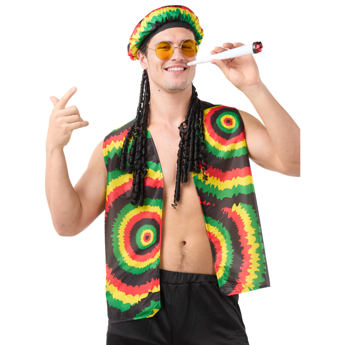 Op deze afbeelding zie je een Accessoires, van het merk Funidelia. Reggae Relax And Vibe Set