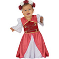 Mittelalter Prinzessin Kostüm Mit Blumen für Babys Mädchen