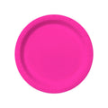 8 Pappteller Pink 23 Cm - Unifarben
