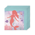 16 Zeemermin Servetten 33x33cm