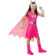 Op deze afbeelding zie je een Kostuums, van het merk Funidelia. Megastoere Roze Batgirl Superheldin Meisje Kostuum