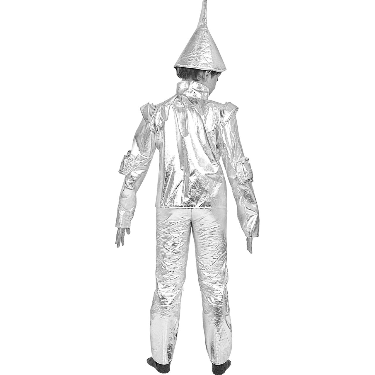 Op deze afbeelding zie je een Kostuums, van het merk Funidelia. Tinnen Jongen Uit The Wizard Of Oz Kostuum