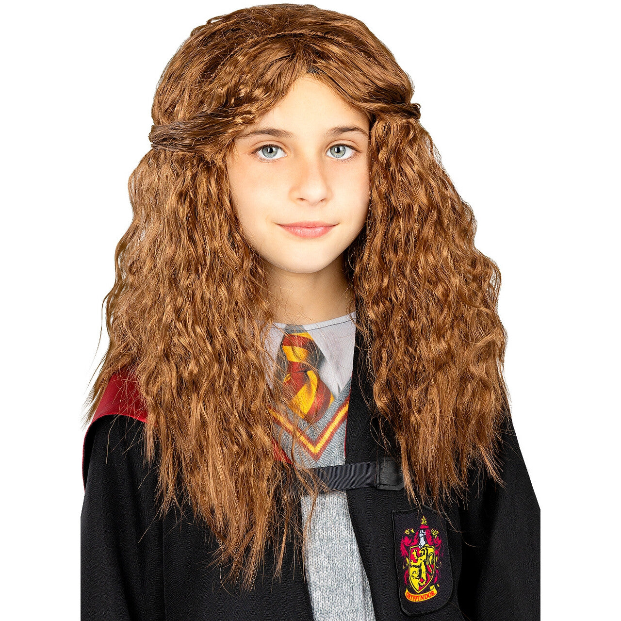 Op deze afbeelding zie je een Accessoires, van het merk Funidelia. Hermione Pruik Harry Potter Kind