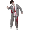 Bloederige Student Zombie Man Kostuum
