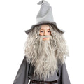 Zauberer Gandalf Perücke Mit Bart für Kinder - Der Herr Der Ringe