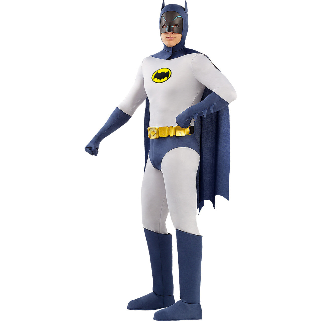 Op deze afbeelding zie je een Kostuums, van het merk Funidelia. Batman 1966 Met Masker En Cape Kostuum