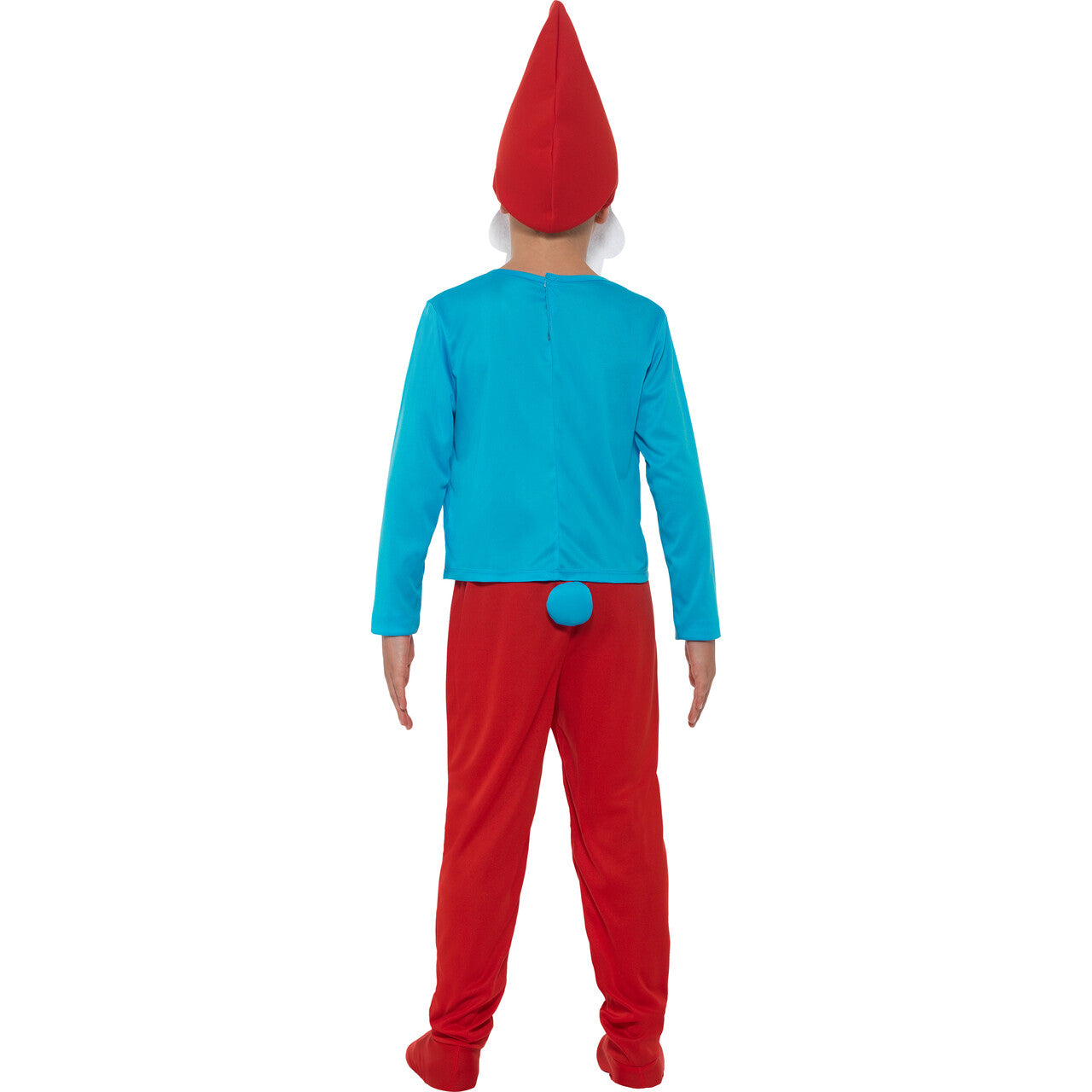 Op deze afbeelding zie je een Kostuums, van het merk Funidelia. Grote Smurf Blauwe Leider Met Staart Jongen Kostuum