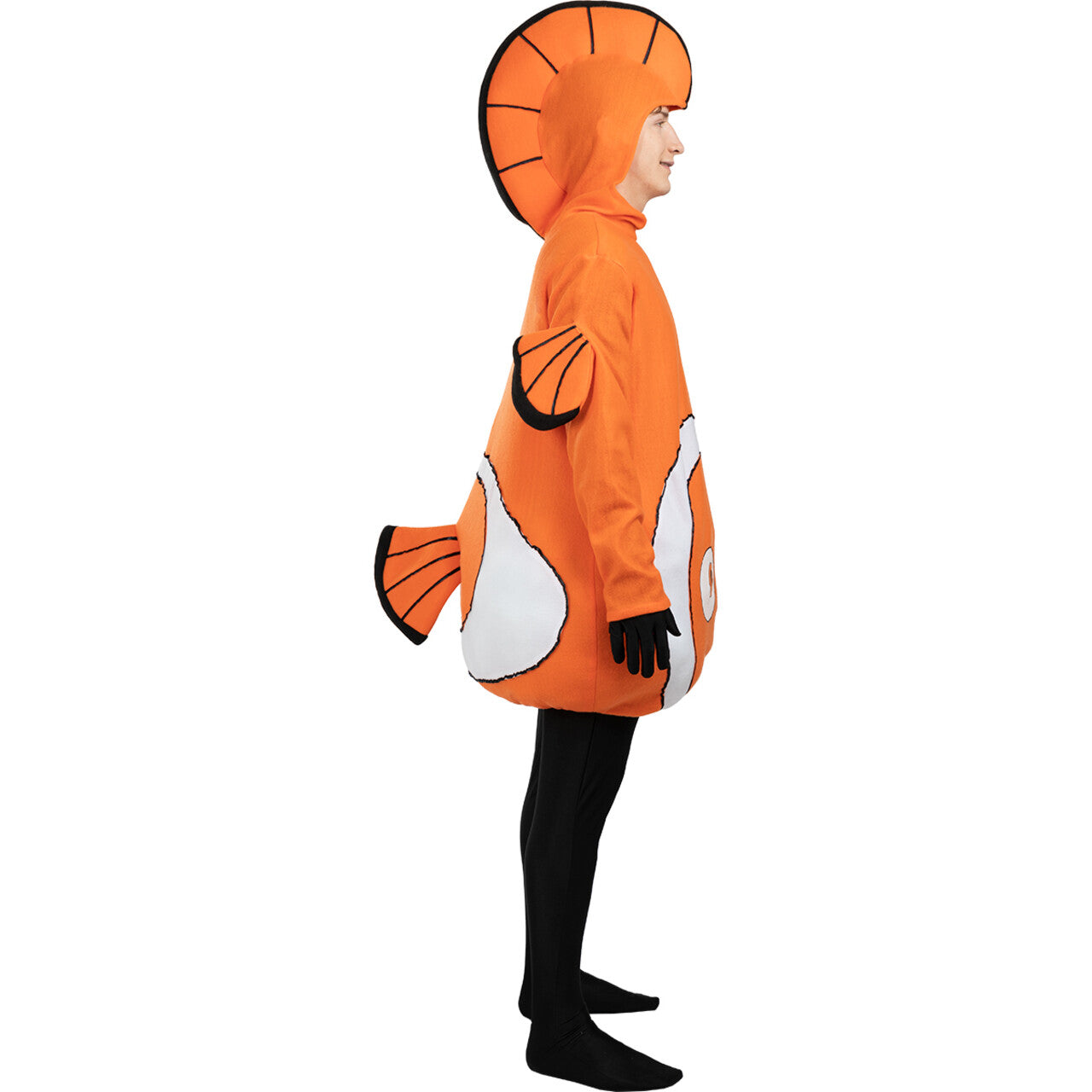 Op deze afbeelding zie je een Kostuums, van het merk Funidelia. Grappige Oranje Clown Vis Kostuum