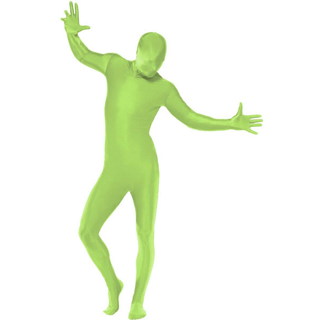 Op deze afbeelding zie je een Kostuums, van het merk Funidelia. Second Skin Groen Kostuum