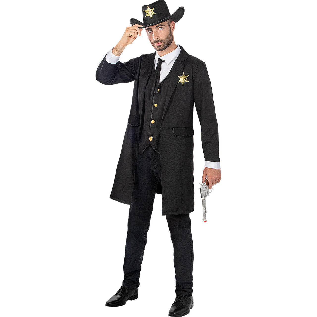 Op deze afbeelding zie je een Accessoires, van het merk Funidelia. Pistool Met Holster Sheriff