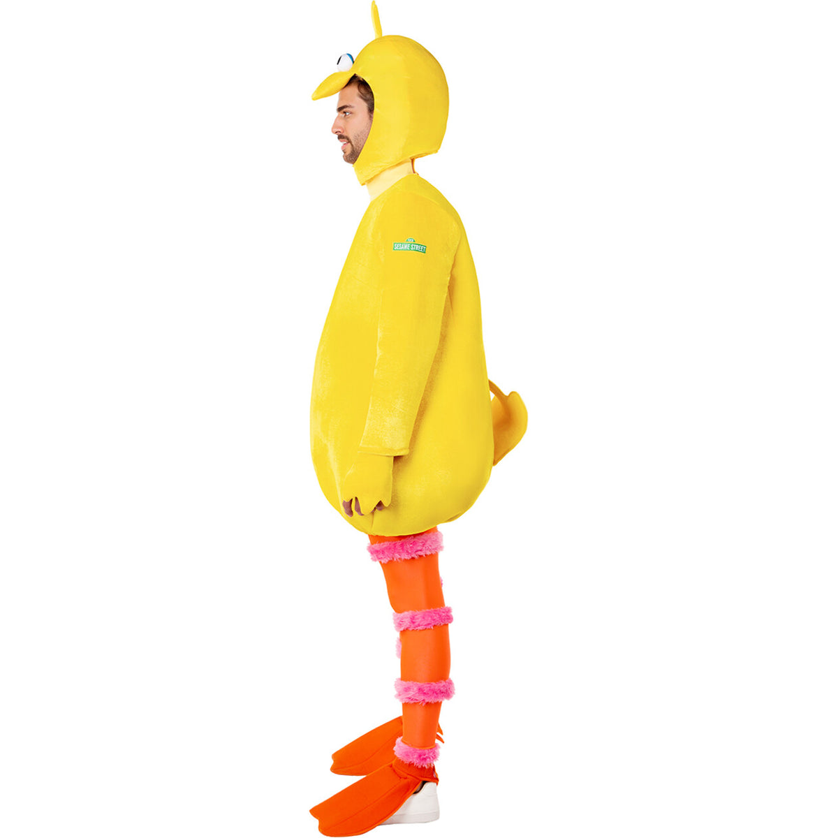 Op deze afbeelding zie je een Kostuums, van het merk Funidelia. Pino Pak (Geel - Big Bird) - Sesamstraat™