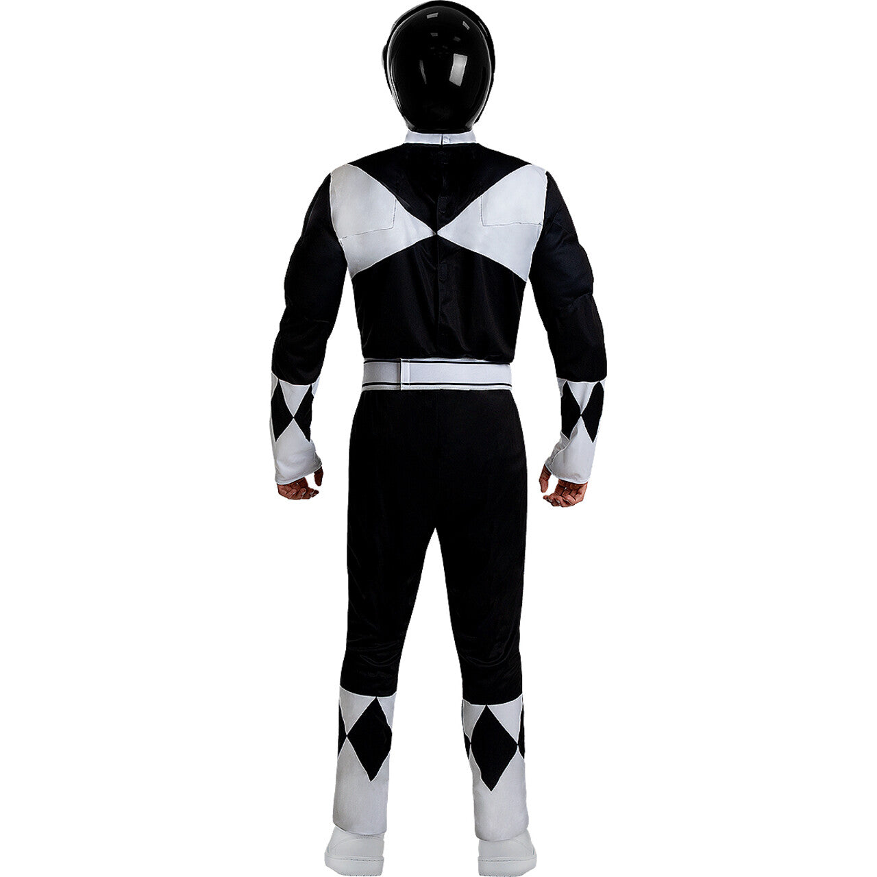 Op deze afbeelding zie je een Accessoires, van het merk Funidelia. Stoere Mighty Morphing Zwarte Power Ranger Helm