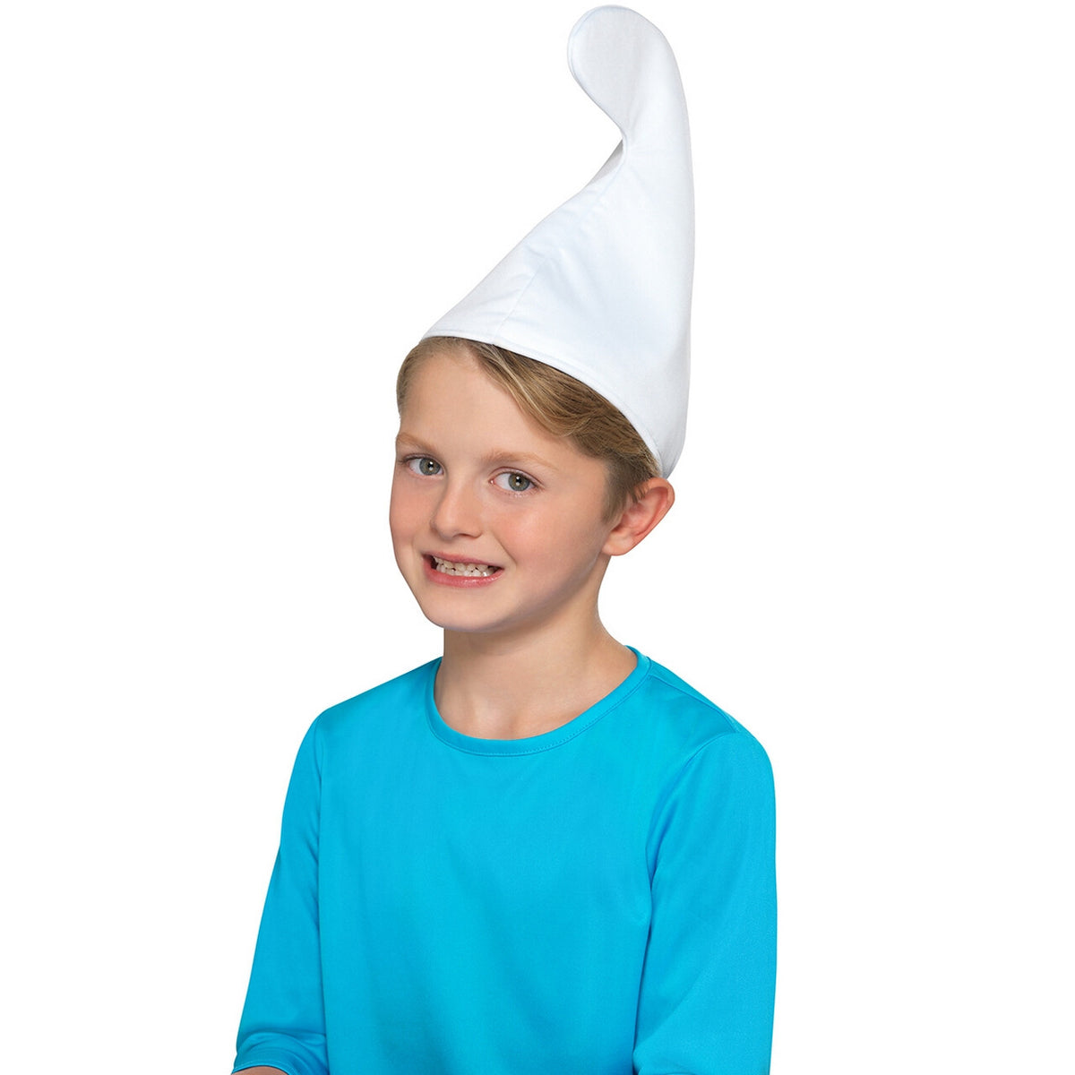 Op deze afbeelding zie je een Accessoires, van het merk Funidelia. Smurfwitte Smurf Muts