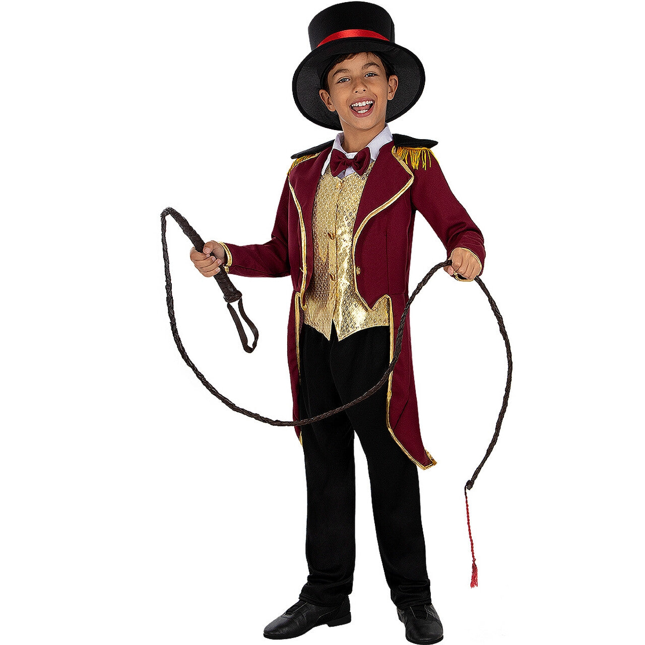 Op deze afbeelding zie je een Kostuums, van het merk Funidelia. Ringmeester Circus Play Inn Jongen Kostuum