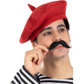 Rode Franse Artistieke Baret