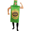Groen Lager Bier Flesje Man Kostuum