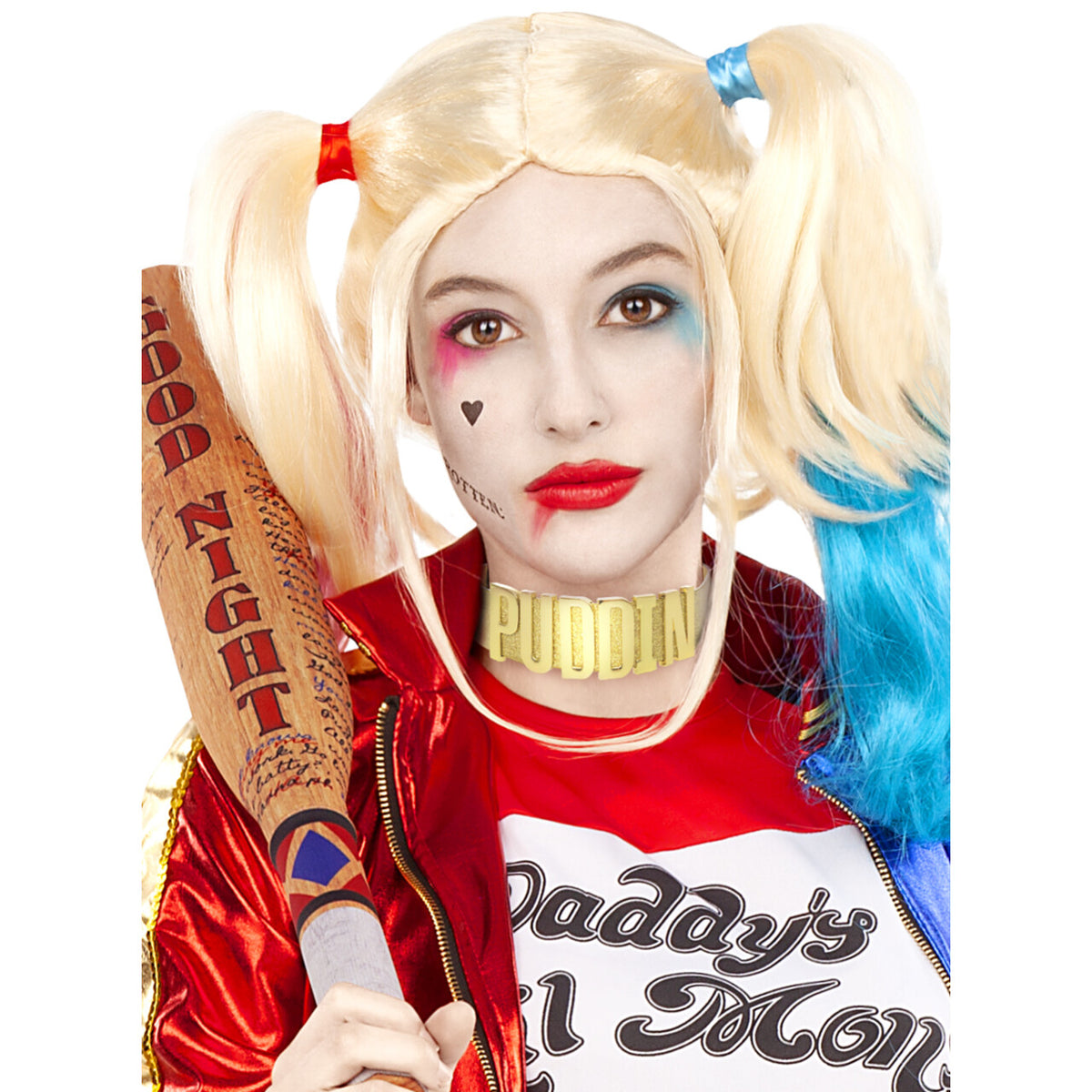 Op deze afbeelding zie je een Accessoires, van het merk Funidelia. Harley Quinn Puddin Choker Suicide Squad