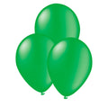 10 Luftballons Grün - Unifarben