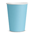 8 Pappbecher Hellblau - Unifarben