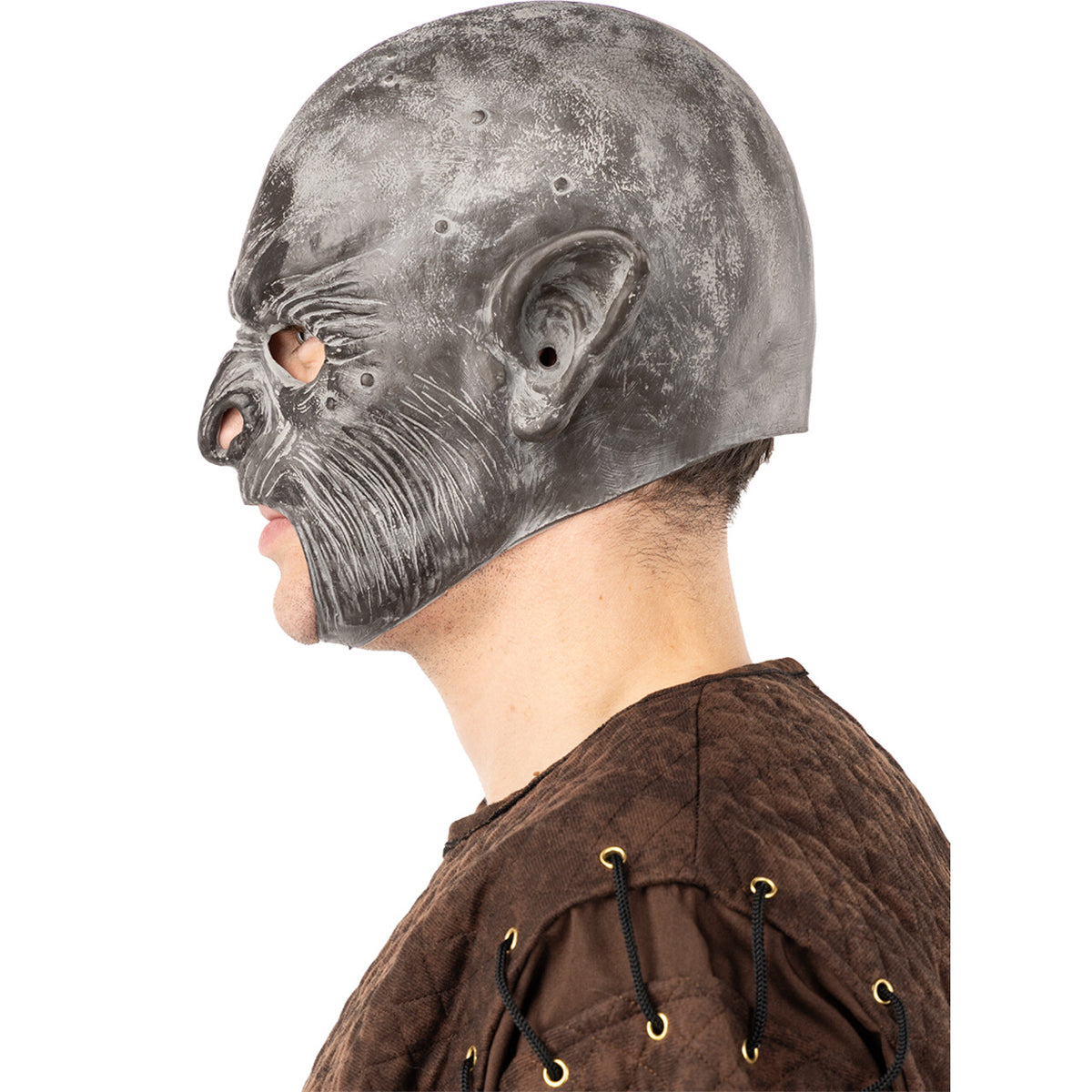 Op deze afbeelding zie je een Accessoires, van het merk Funidelia. Masker Scary Orc The Lord Of The Rings